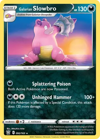 Carta Slowbro de Galar