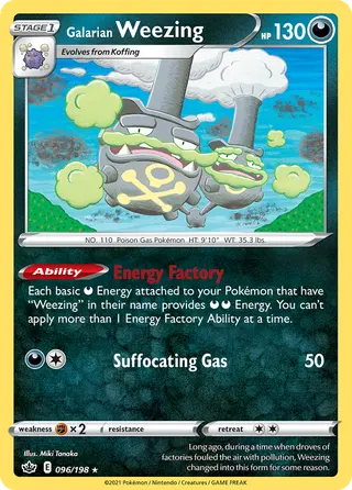 Carta Weezing de Galar