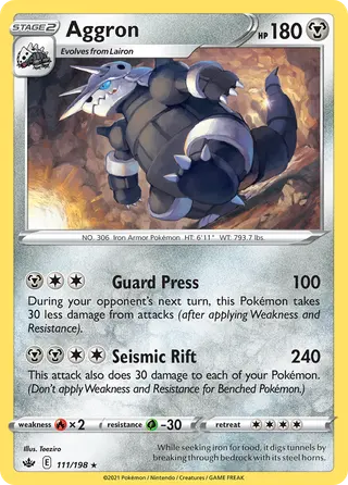 Carta Aggron