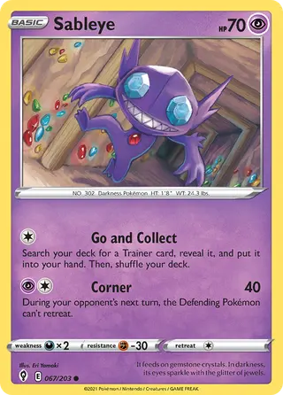 Carta Sableye