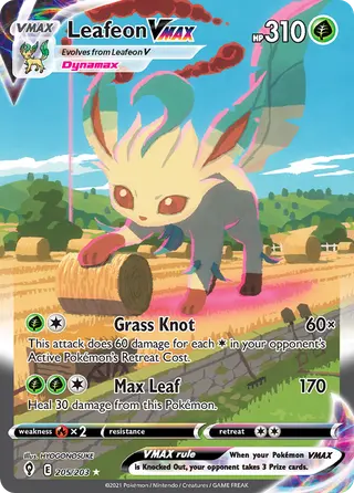 Carta Leafeon VMAX