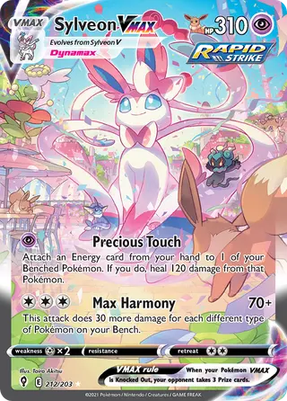 Carta Sylveon VMAX