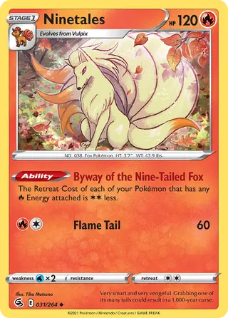 Carta Ninetales