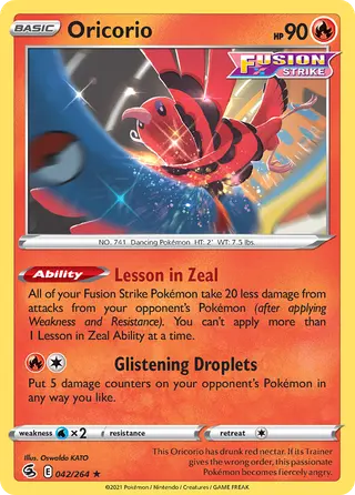 Carta Oricorio