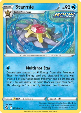Carta Starmie