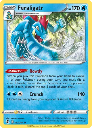 Carta Feraligatr