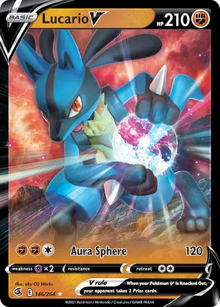 Carta Lucario V
