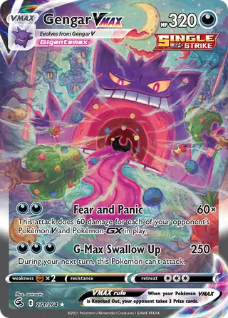 Carta Gengar VMAX