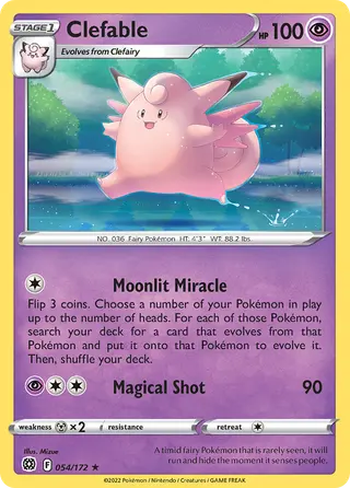 Carta Clefable