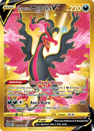 Carta Moltres de Galar V