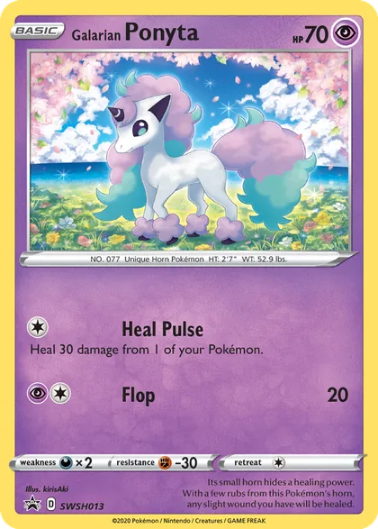 Carta Galarian Ponyta