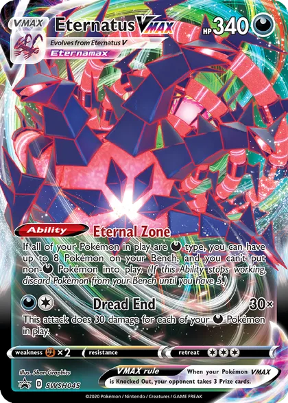 Carta Eternatus VMAX