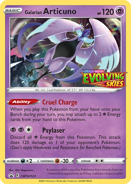 Carta Galarian Articuno