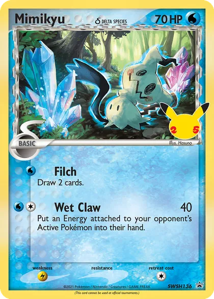 Carta Mimikyu δ