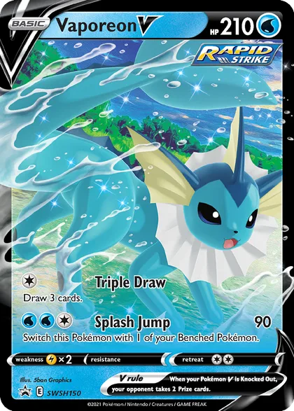 Carta Vaporeon V