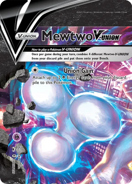 Carta Mewtwo V-UNION