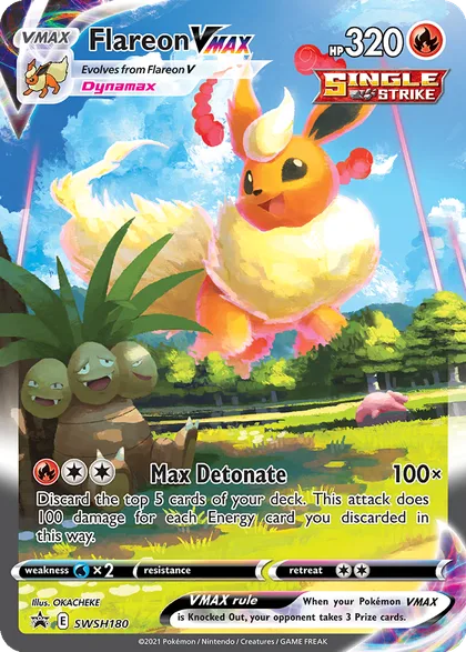Carta Flareon VMAX