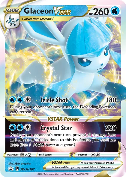 Carta Glaceon VSTAR