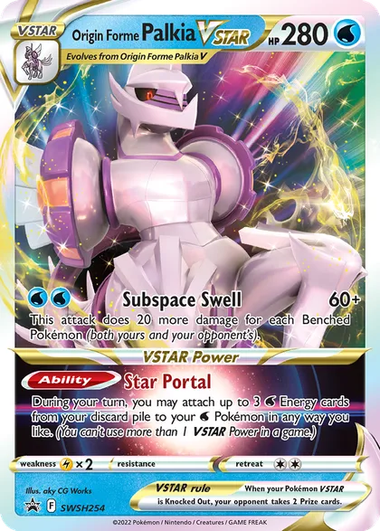 Carta Origin Forme Palkia VSTAR