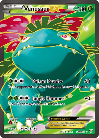 Carta Venusaur EX