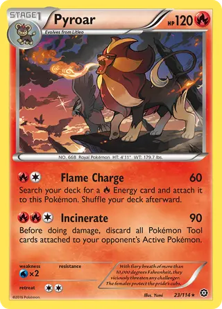 Carta Pyroar