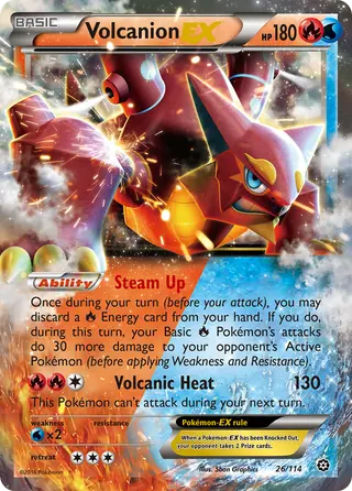 Carta Volcanion EX