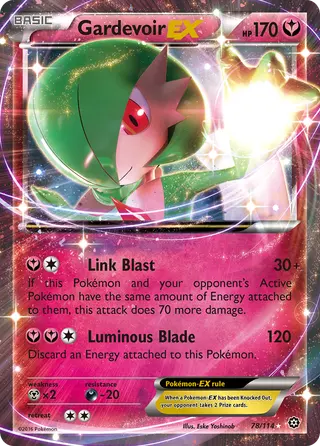 Carta Gardevoir EX
