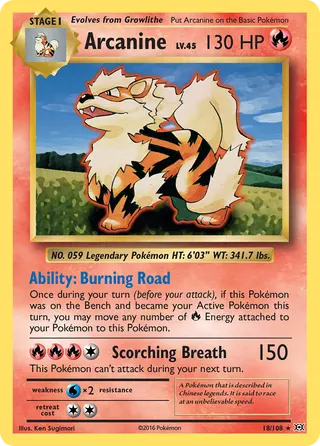 Carta Arcanine