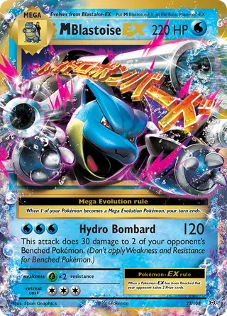 Carta M-Blastoise EX