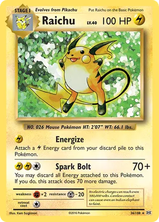 Carta Raichu