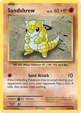 Carta Sandshrew