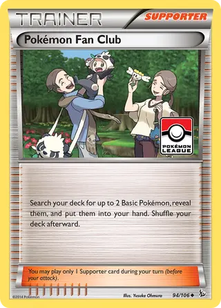 Carta Fã Clube Pokémon