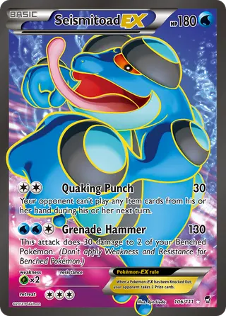 Carta Seismitoad EX