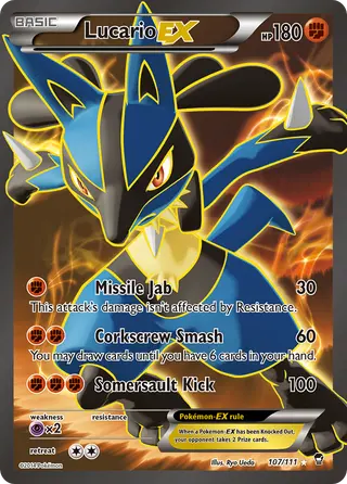 Carta Lucario EX