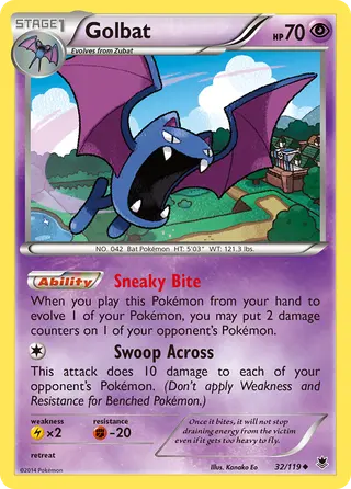 Carta Golbat