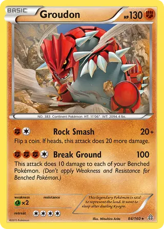 Carta Groudon