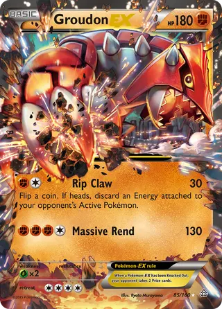 Carta Groudon EX