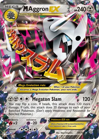Carta M-Aggron EX