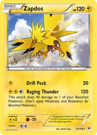 Carta Zapdos