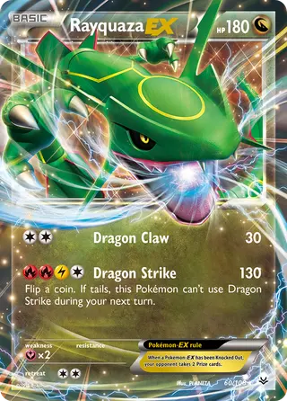 Carta Rayquaza EX