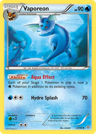 Carta Vaporeon
