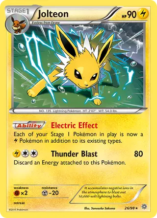 Carta Jolteon