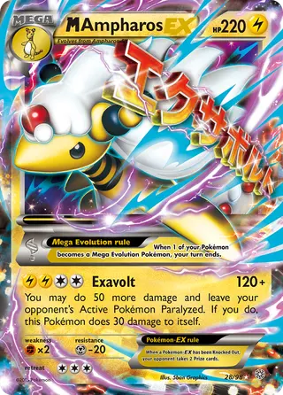Carta M-Ampharos EX