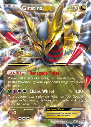 Carta Giratina EX