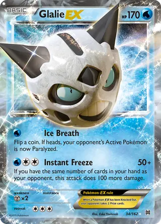 Carta Glalie EX