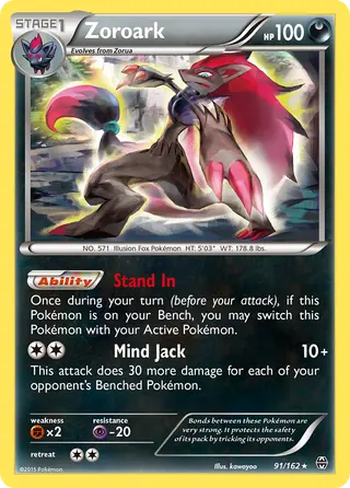 Carta Zoroark