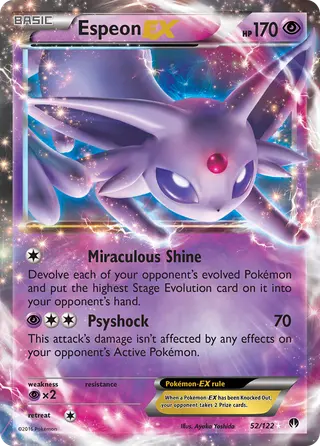 Carta Espeon EX