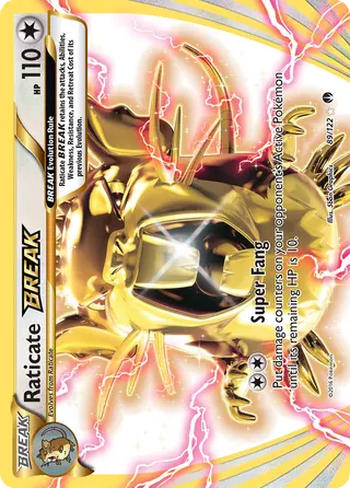 Carta Raticate TURBO