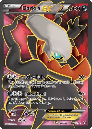 Carta Darkrai EX