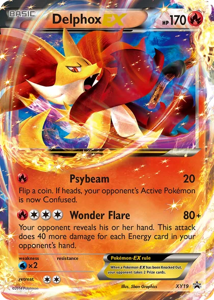 Carta Delphox EX